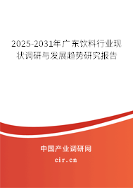 2025-2031年廣東飲料行業(yè)現(xiàn)狀調(diào)研與發(fā)展趨勢研究報告