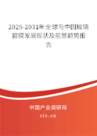 2025-2031年全球與中國玻璃窗膜發(fā)展現(xiàn)狀及前景趨勢(shì)報(bào)告