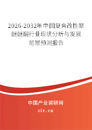 2026-2032年中國(guó)復(fù)合改性聚醚醚酮行業(yè)現(xiàn)狀分析與發(fā)展前景預(yù)測(cè)報(bào)告