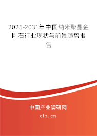 2025-2031年中國(guó)納米聚晶金剛石行業(yè)現(xiàn)狀與前景趨勢(shì)報(bào)告