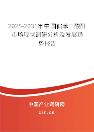 2025-2031年中國偏苯三酸酐市場現(xiàn)狀調(diào)研分析及發(fā)展趨勢報告