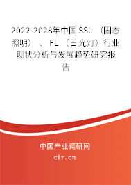 2022-2028年中國SSL （固態(tài)照明） 、 FL （日光燈）行業(yè)現(xiàn)狀分析與發(fā)展趨勢研究報告