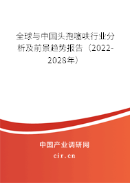 全球與中國頭孢噻呋行業(yè)分析及前景趨勢報告（2022-2028年）