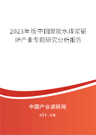 2023年版中國聚能水煤漿鍋爐產(chǎn)業(yè)專題研究分析報告