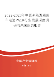 2022-2028年中國新能源乘用車電池PACK行業(yè)發(fā)展深度調(diào)研與未來趨勢(shì)報(bào)告 2022-2028年中國新能源乘用車電池PACK行業(yè)發(fā)展深度調(diào)研與未來趨勢(shì)報(bào)告