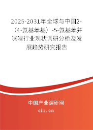 2025-2031年全球與中國2-（4-氨基苯基）-5-氨基苯并咪唑行業(yè)現(xiàn)狀調研分析及發(fā)展趨勢研究報告