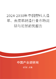 2024-2030年中國塑料人造革、合成革制造行業(yè)市場調研與前景趨勢報告