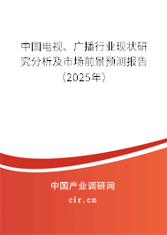 中國(guó)電視、廣播行業(yè)現(xiàn)狀研究分析及市場(chǎng)前景預(yù)測(cè)報(bào)告（2025年）