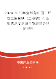 2024-2030年全球與中國二環(huán)戊二烯合鐵（二茂鐵）行業(yè)現(xiàn)狀深度調(diào)研與發(fā)展趨勢預(yù)測報(bào)告