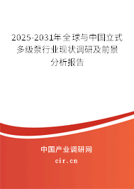2025-2031年全球與中國立式多級(jí)泵行業(yè)現(xiàn)狀調(diào)研及前景分析報(bào)告