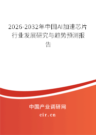 2026-2032年中國AI加速芯片行業(yè)發(fā)展研究與趨勢預(yù)測報(bào)告 2026-2032年中國AI加速芯片行業(yè)發(fā)展研究與趨勢預(yù)測報(bào)告