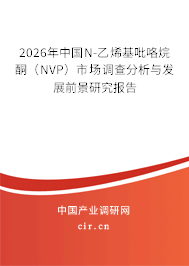 2026年中國N-乙烯基吡咯烷酮（NVP）市場(chǎng)調(diào)查分析與發(fā)展前景研究報(bào)告