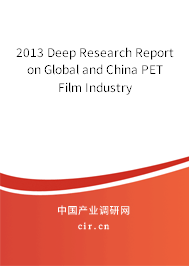 2013 Deep Research Report on Global and China PET Film Industry 2013 Deep Research Report on Global and China PET Film Industry