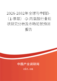 2026-2032年全球與中國3-（1-萘基）-D-丙氨酸行業(yè)現(xiàn)狀研究分析及市場前景預(yù)測報告