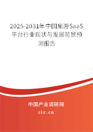 2025-2031年中國旅游SaaS平臺(tái)行業(yè)現(xiàn)狀與發(fā)展前景預(yù)測報(bào)告