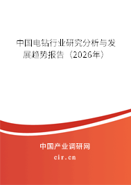 中國(guó)電鉆行業(yè)研究分析與發(fā)展趨勢(shì)報(bào)告（2026年）
