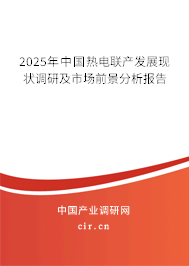 2025年中國熱電聯(lián)產(chǎn)發(fā)展現(xiàn)狀調(diào)研及市場前景分析報告
