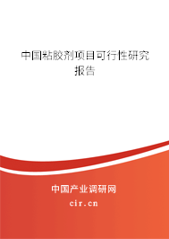 中國粘膠劑項目可行性研究報告