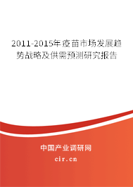 2011-2015年疫苗市場(chǎng)發(fā)展趨勢(shì)戰(zhàn)略及供需預(yù)測(cè)研究報(bào)告