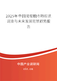 2025年中國葡萄糖市場現狀調查與未來發(fā)展前景趨勢報告