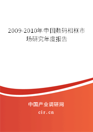 2009-2010年中國(guó)數(shù)碼相框市場(chǎng)研究年度報(bào)告