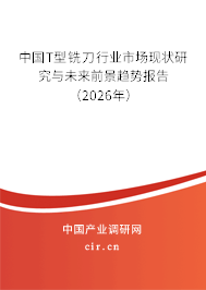 中國T型銑刀行業(yè)市場現(xiàn)狀研究與未來前景趨勢報告（2026年）
