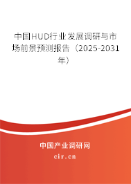 中國HUD行業(yè)發(fā)展調(diào)研與市場前景預(yù)測報(bào)告（2025-2031年）