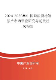 2024-2030年中國(guó)磷酸特地唑胺片市場(chǎng)調(diào)查研究與前景趨勢(shì)報(bào)告