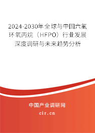2024-2030年全球與中國(guó)六氟環(huán)氧丙烷(HFPO)行業(yè)發(fā)展深度調(diào)研與未來(lái)趨勢(shì)分析 2024-2030年全球與中國(guó)六氟環(huán)氧丙烷(HFPO)行業(yè)發(fā)展深度調(diào)研與未來(lái)趨勢(shì)分析