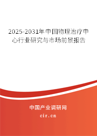 2025-2031年中國(guó)物理治療中心行業(yè)研究與市場(chǎng)前景報(bào)告