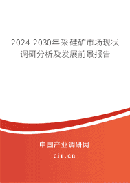 2024-2030年采硅礦市場現(xiàn)狀調(diào)研分析及發(fā)展前景報告