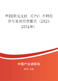 中國聚光光伏(CPV)市場現(xiàn)狀與發(fā)展前景報告(2025-2031年) 中國聚光光伏(CPV)市場現(xiàn)狀與發(fā)展前景報告(2025-2031年)