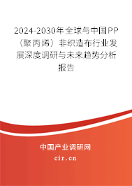 2024-2030年全球與中國PP（聚丙烯）非織造布行業(yè)發(fā)展深度調(diào)研與未來趨勢分析報(bào)告