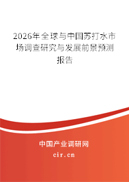 2025年全球與中國蘇打水市場調(diào)查研究與發(fā)展前景預(yù)測報(bào)告 2025年全球與中國蘇打水市場調(diào)查研究與發(fā)展前景預(yù)測報(bào)告