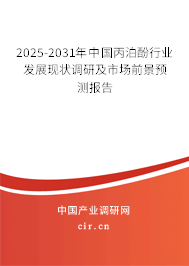 2025-2031年中國(guó)丙泊酚行業(yè)發(fā)展現(xiàn)狀調(diào)研及市場(chǎng)前景預(yù)測(cè)報(bào)告