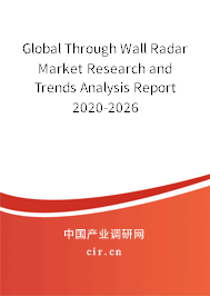 Global Through Wall Radar Market Research and Trends Analysis Report 2020-2026 Global Through Wall Radar Market Research and Trends Analysis Report 2020-2026