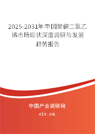 2025-2031年中國聚偏二氯乙烯市場現狀深度調研與發(fā)展趨勢報告