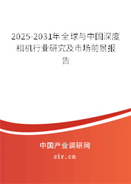 2025-2031年全球與中國深度相機行業(yè)研究及市場前景報告