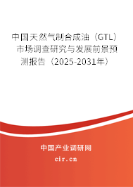 中國天然氣制合成油(GTL)市場調(diào)查研究與發(fā)展前景預(yù)測報(bào)告(2025-2031年) 中國天然氣制合成油(GTL)市場調(diào)查研究與發(fā)展前景預(yù)測報(bào)告(2025-2031年)