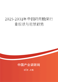 2025-2031年中國藥用糖果行業(yè)現(xiàn)狀與前景趨勢