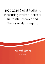 2020-2026 Global Pediatric Measuring Devices Industry In-Depth Research and Trends Analysis Report