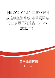 中國CO2-CEMS(二氧化碳排放連續(xù)監(jiān)測系統(tǒng))市場調(diào)研與行業(yè)前景預(yù)測報(bào)告（2025-2031年）
