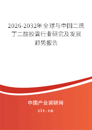 2026-2032年全球與中國二巰丁二酸膠囊行業(yè)研究及發(fā)展趨勢報告