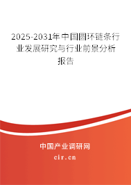 2025-2031年中國(guó)圓環(huán)鏈條行業(yè)發(fā)展研究與行業(yè)前景分析報(bào)告 2025-2031年中國(guó)圓環(huán)鏈條行業(yè)發(fā)展研究與行業(yè)前景分析報(bào)告