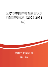 全球與中國岸電發(fā)展現(xiàn)狀及前景趨勢預(yù)測（2025-2031年）