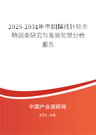 2025-2031年中國擺線針輪市場調(diào)查研究與發(fā)展前景分析報告
