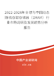 2022-2028年全球與中國動態(tài)隨機存取存儲器（DRAM）行業(yè)市場調(diào)研及發(fā)展趨勢分析報告