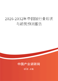 2026-2032年中國鈹行業(yè)現(xiàn)狀與趨勢預(yù)測報告 2026-2032年中國鈹行業(yè)現(xiàn)狀與趨勢預(yù)測報告