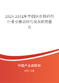 2025-2031年中國(guó)水處理藥劑行業(yè)全面調(diào)研與發(fā)展趨勢(shì)報(bào)告