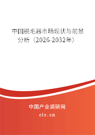 中國脫毛器市場現(xiàn)狀與前景分析（2026-2032年）